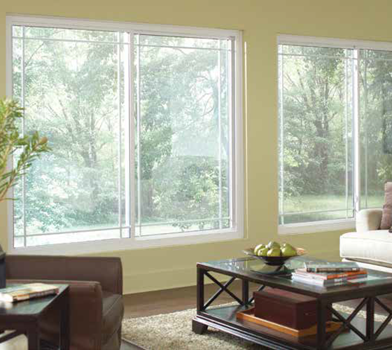 Single Slider Windows Interior View White - Smart Windows Colorado