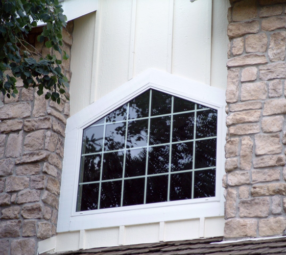shapes and fixed picture windows by Smart Windows Colorado